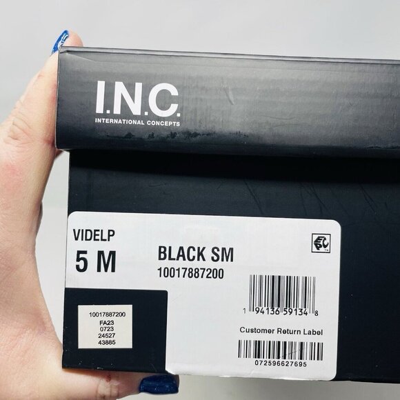 INC International Concepts Womens Size 5M Videl Knee High Dress Boots Black $129 - Picture 6 of 6